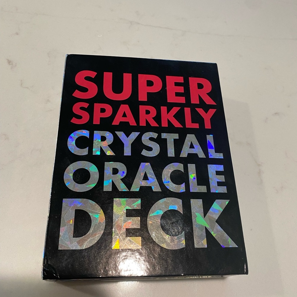 Super Sparkly Crystal Oracle Deck 50 Cards Booklet by KnockKnock NWOT - Picture 6 of 6